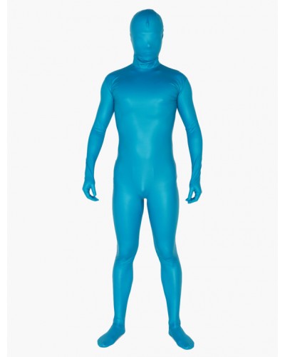 Unisex Morph Suit Water Blue Zentai Suit Full Body Lycra Spandex Bodysuit