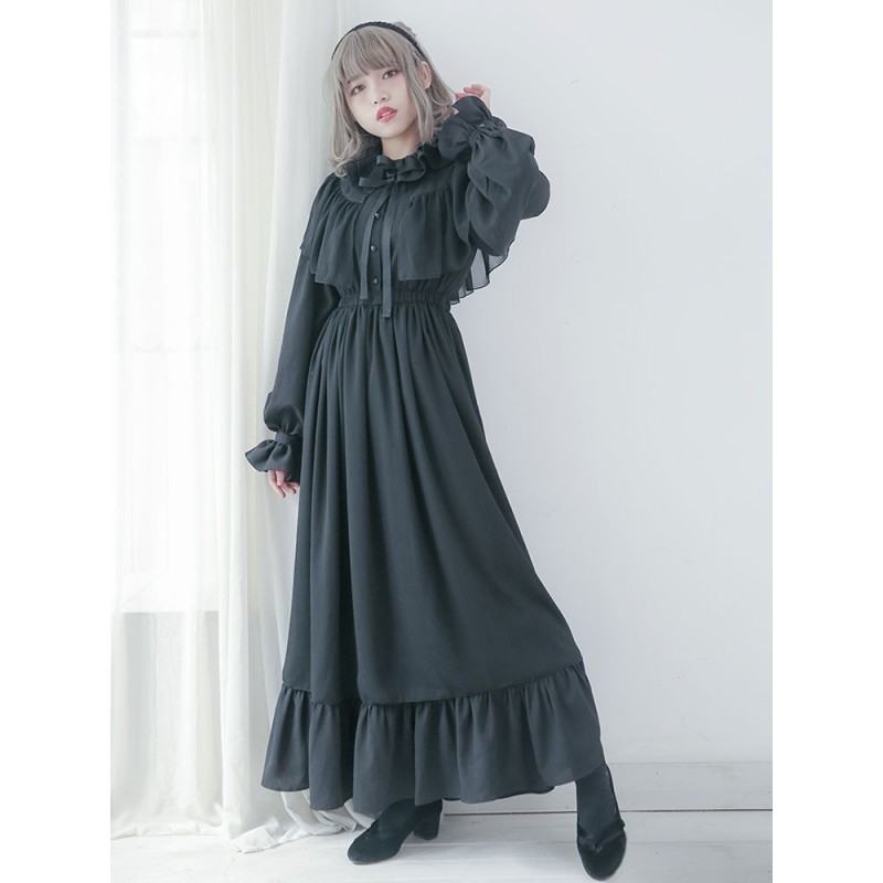 Classic Lolita OP Dress Long Sleeves Eternal Dream Lolita One Piece Dress Daily Casual