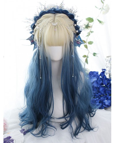 Long Lolita Wigs Heat-resistant Fiber Ombre Lolita Accessories