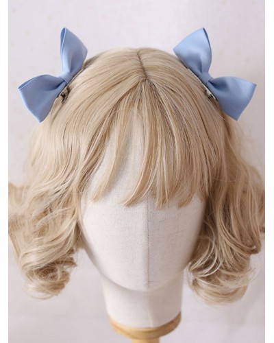 Sweet Lolita Bows Headdress Baby Blue Lolita Hair Accessories