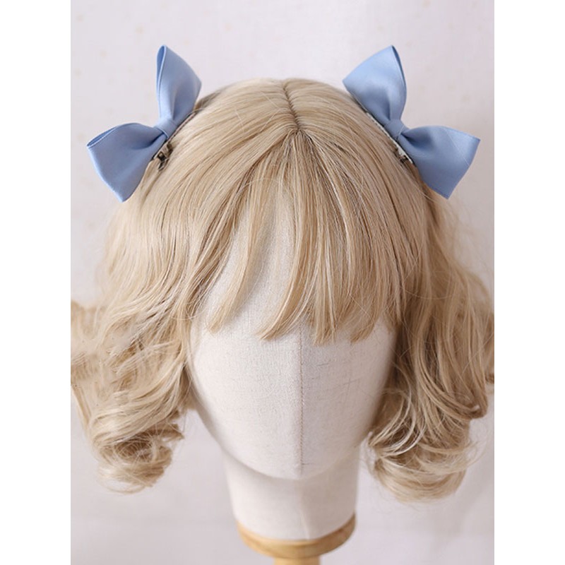 Sweet Lolita Bows Headdress Baby Blue Lolita Hair Accessories