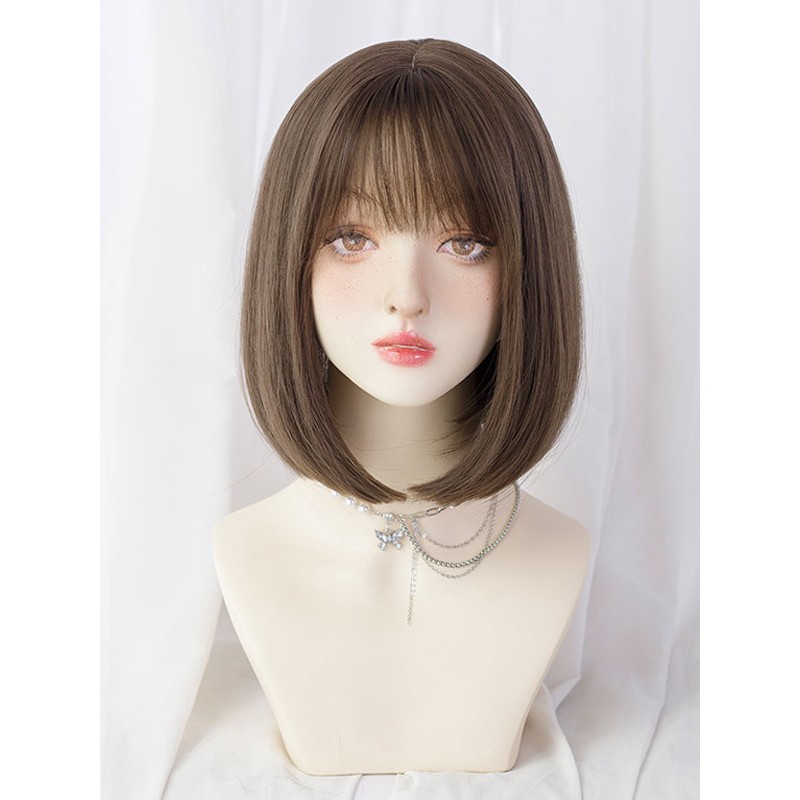 Lolita Wig Short Heat-resistant Fiber As Image Lolita Accessories Sweet Daily Casual