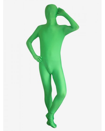 Morph Suit St Patricks Day Costume Spandex Zentai Halloween Lycra Green Full S Bodysuit