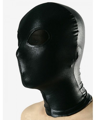 Unisex Halloween Hood With Black Transparent Eyes Halloween