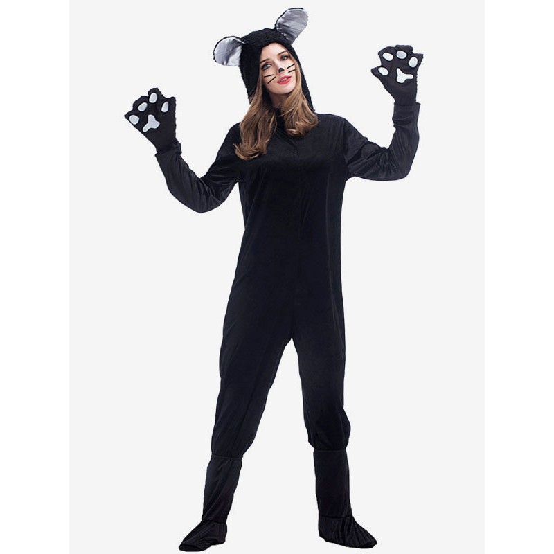 Kigurumi Pajamas Cats Woman's Shoes Cover Winter Sleepwear Animal Costume Halloween Onesie Pajamas Mardi Gras