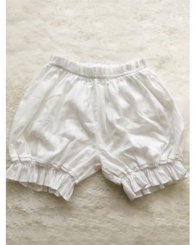 Sweet Lolita Bloomers Jacquard Loose White Lolita Pant