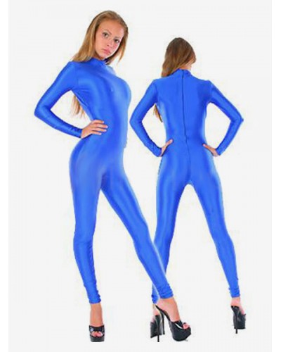 Halloween Morph Suit Blue Lycra Spandex Catsuit