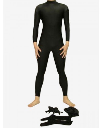 Morph Suit Halloween Lycra Spandex Catsuit With Detachable Hood Bodysuit