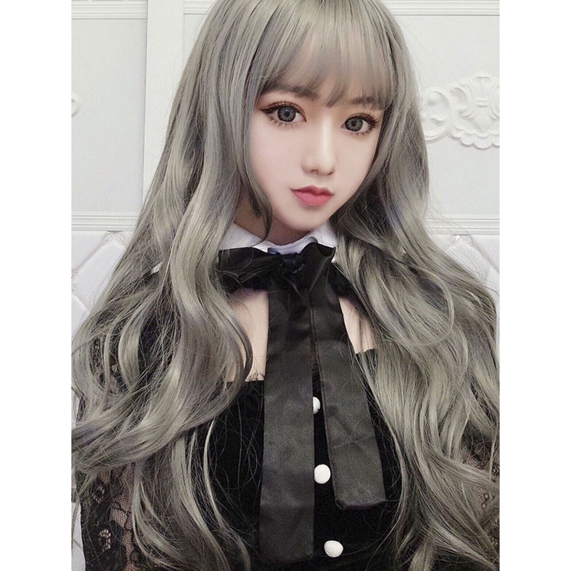 Lolita Wig Long Heat Resistant Fiber Tousled Wavy Lolita Hair Wig