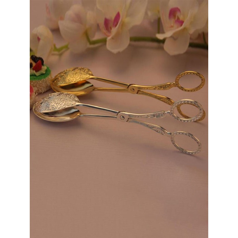 1920s Party Decoration Silver Embossed Spoon Clip Flapper Costume Accessory Decorative Figures  Accents Mardi Gras Halloween