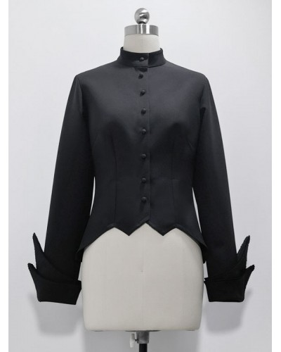 【Pre-sell】 Lolita Ouji Fashion HIgh Neck Shirt Blouses Gothic Daily Casual Tea Party