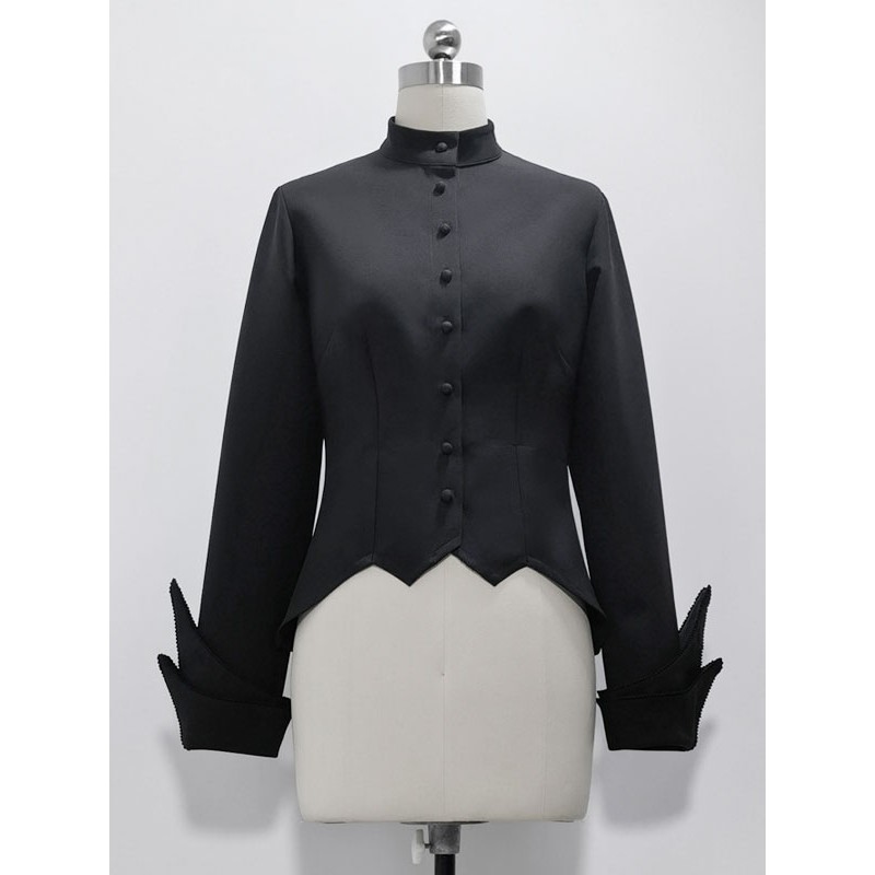 【Pre-sell】 Lolita Ouji Fashion HIgh Neck Shirt Blouses Gothic Daily Casual Tea Party