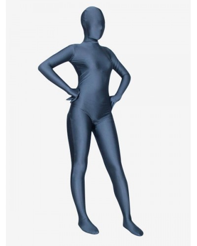 Halloween Morph Suit Dusty Blue Lycra Spandex Zentai Suit Bodysuit