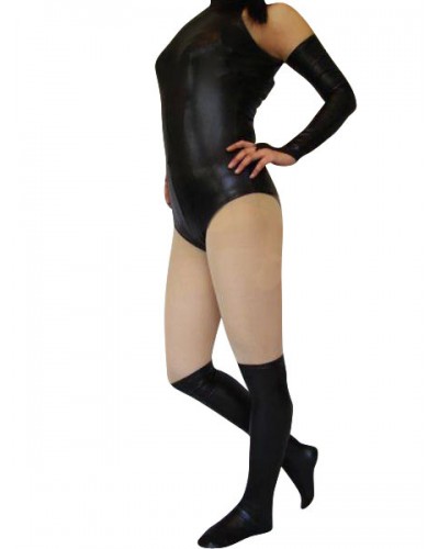 Black Spandex Leotard Catsuit