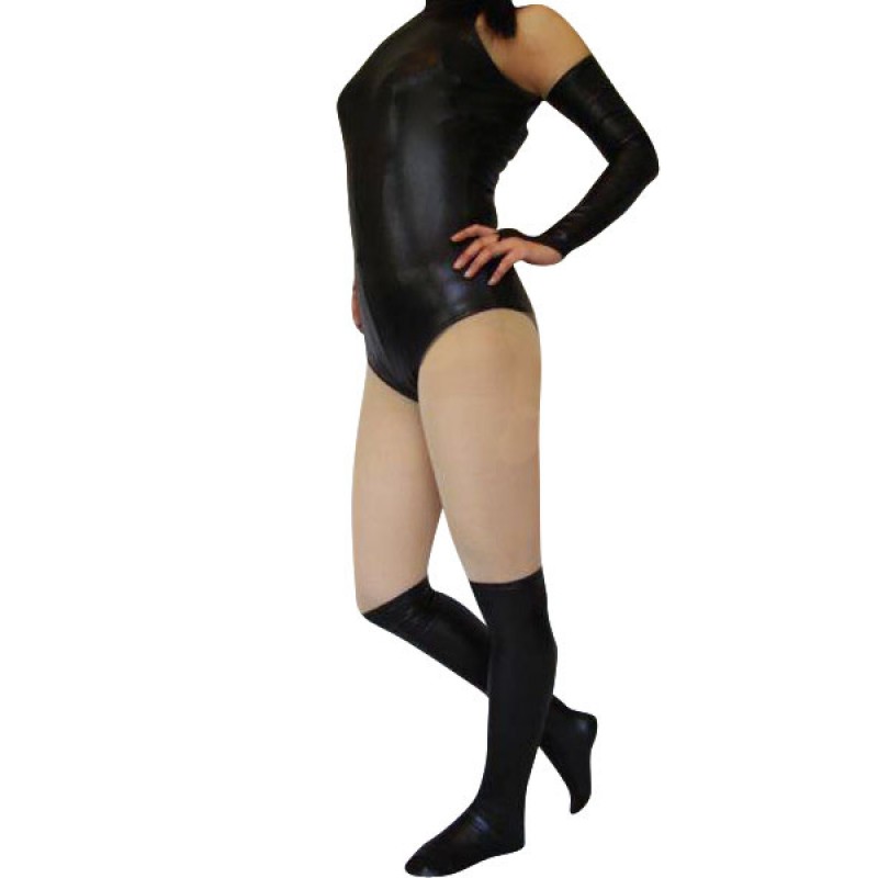 Black Spandex Leotard Catsuit