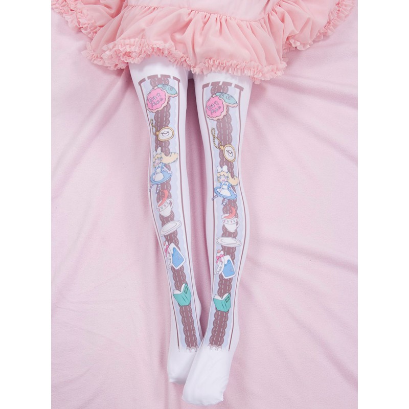 Lolita Stocking Pink Spandex Candy Color Lolita Accessories Sweet