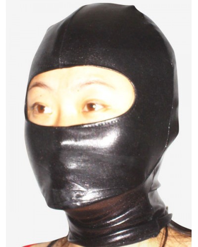 Black Shiny Metallic Open Eye Hood