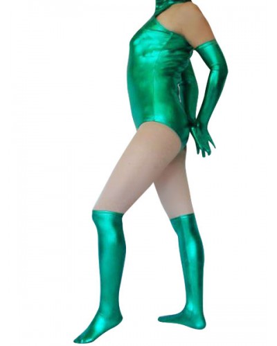 Green Spandex Leotard Catsuit