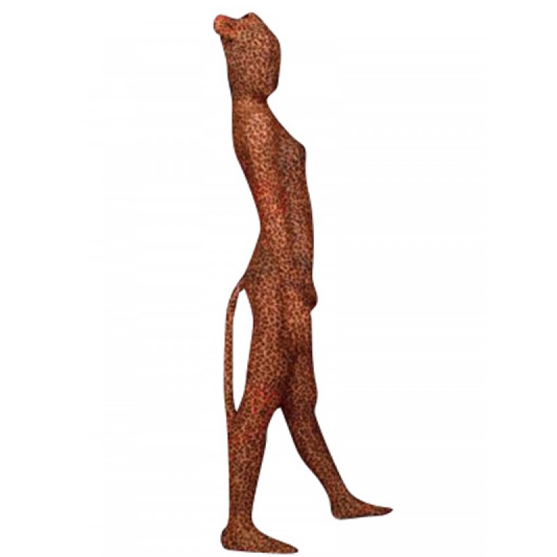 Halloween Leopard Style Lycra Spandex Zentai Suit Bodysuit