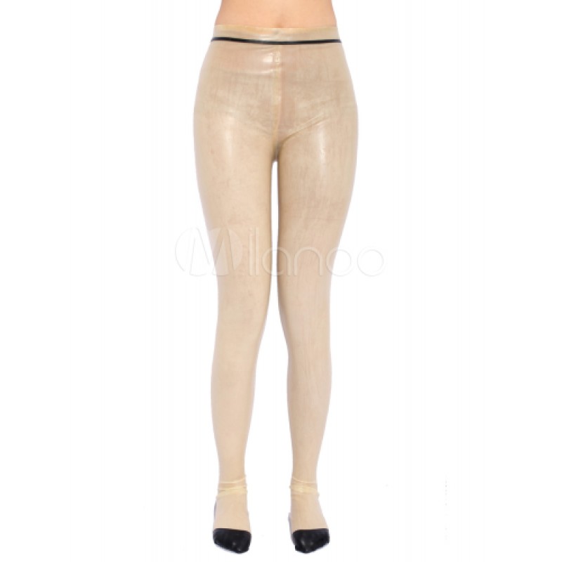 Halloween Transparent Zentai Latex Pant Halloween Skinny