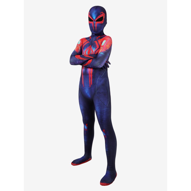 Men Spider Man Cosplay Across The Spider-Verse 2099 Spider-Man Miguel O'Hara Kid Cosplay Suit