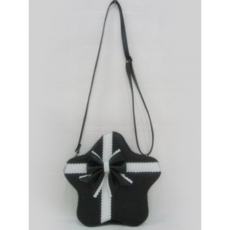 Flower Shaped Bow PVC Cross Body Strap Lolita Bag Sweet Classic  Traditional Daily Casual