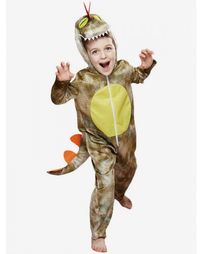 Kids Costumes Yellow Polyester Fiber Polyester Dinosaur Costume Halloween