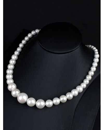 Women Flapper Dress Great Gatsby Retro Pearl Halloween Necklace