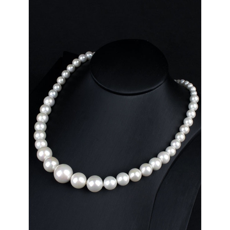 Women Flapper Dress Great Gatsby Retro Pearl Halloween Necklace