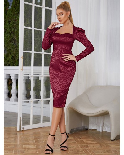 Birthday Maxi Dress Long Sleeves Long Dress Sexy Fall