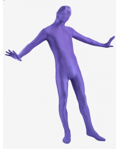 Halloween Morph Suit Purple Lycra Spandex Zentai Suit Bodysuit