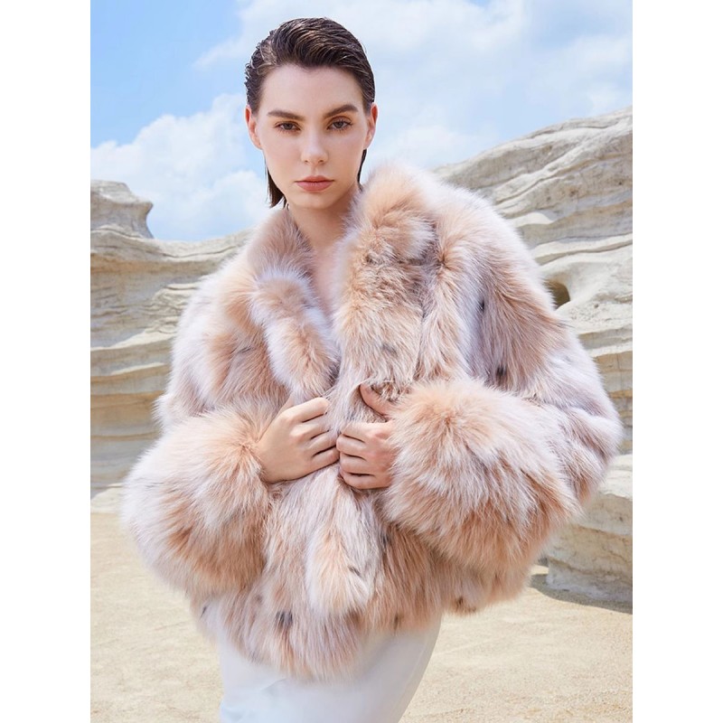 Women Faux Fur Coats Long Sleeves Animal Print Oversized Outerwear Faux Fur Coat Street Wear Daily Casual Field