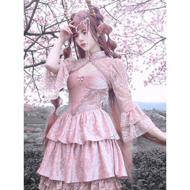 Lolita Polyester Long Sleeve Shawl