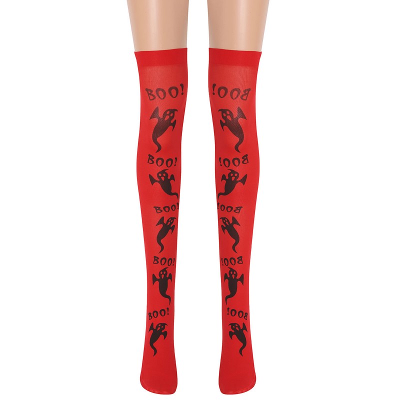 Women Carnival Knee High Socks Cosplay Costume Pantyhose  Tights