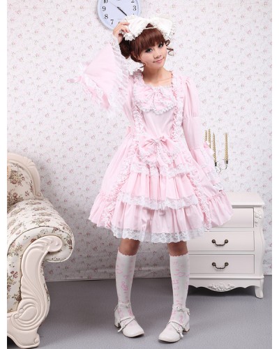 Lolita Dress Princess Of Chacha OP Lolita One Piece Dress Sweet Spring Tea Party