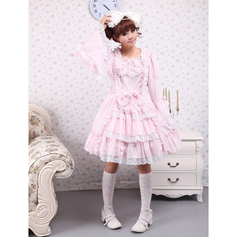 Lolita Dress Princess Of Chacha OP Lolita One Piece Dress Sweet Spring Tea Party