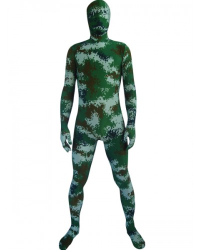 Forest Camouflage Lycra Zentai Color