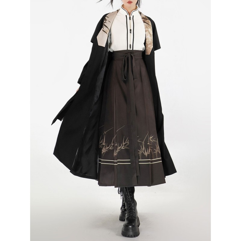 Lolita Outfits Taupe Long Skirt Sweet Classic  Traditional Academic Daily Casual