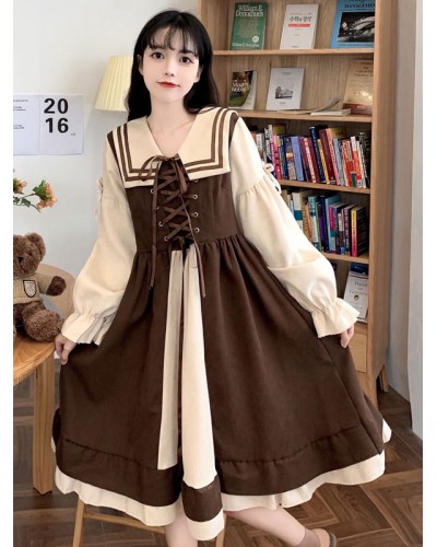 Sweet Lolita Dress Polyester Long Sleeves Dress