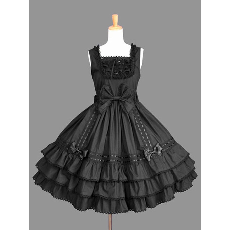 Classic Lolita JSK Dress Ruffles Pink Lolita Jumper Skirts