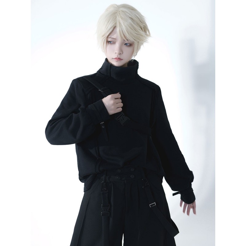 Lolita Coats Black Polyester Top Top Lolita Outwears Steampunk Gothic Spring Summer Fall Winter