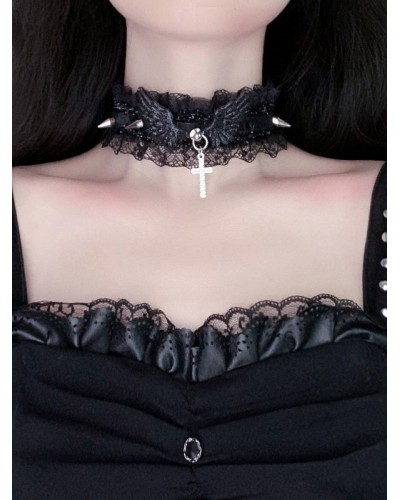 Lolita Accessories Black Lace Choker Polyester Miscellaneous Steampunk Gothic