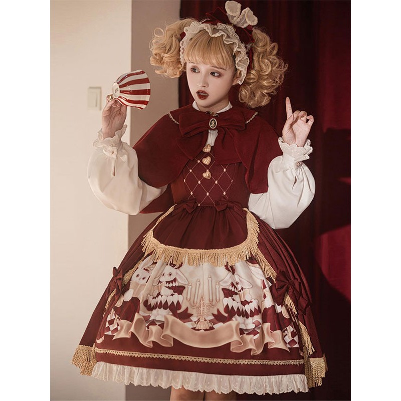 Sweet Lolita Dress Polyester Sleeveless Dress