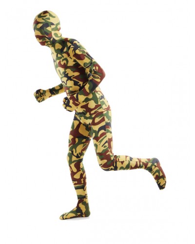 Unisex Modern Camouflage Zentai Suit Lycra Spandex Full Bodysuit Halloween Holiday