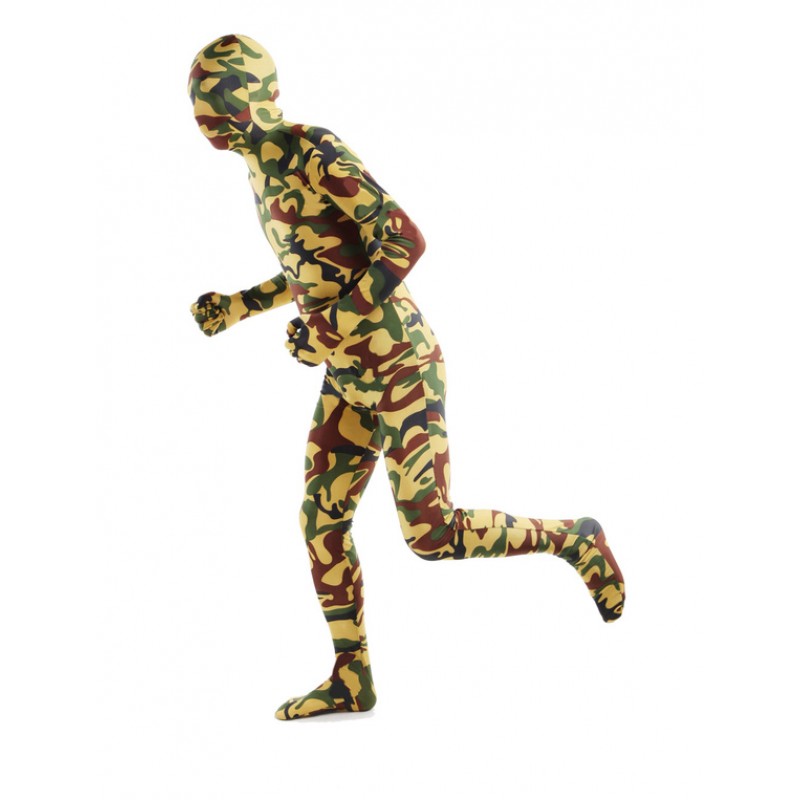 Unisex Modern Camouflage Zentai Suit Lycra Spandex Full Bodysuit Halloween Holiday