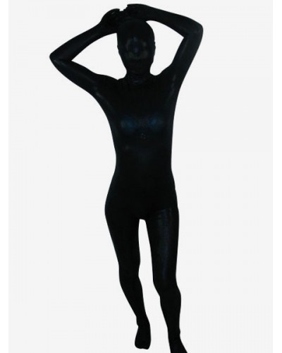 Halloween Morph Suit Black Lycra Spandex Zentai Suit Bodysuit