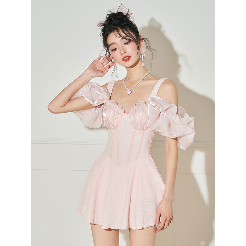 Lolita Outfits Pink Sleeveless Jumpsuit Sweet