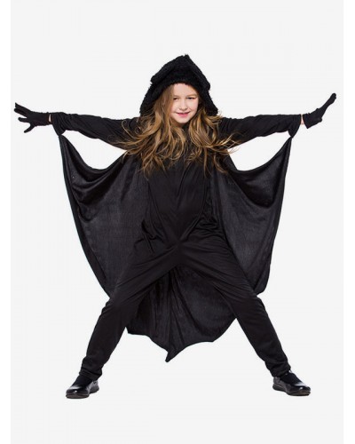 Kids Carnival Costumes Child Bat Jumpsuit With Gloves Holiday Wears Mardi Gras Halloween Performance