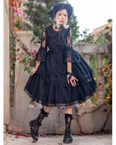 Goth Lolita Jsk Dress Daily Casual Tea Party