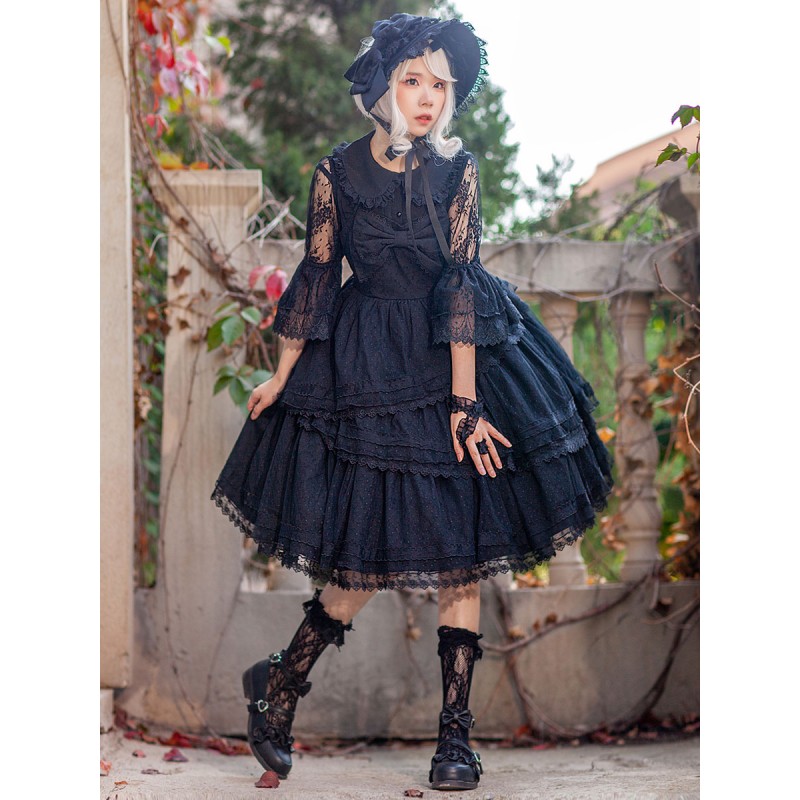 Goth Lolita Jsk Dress Daily Casual Tea Party